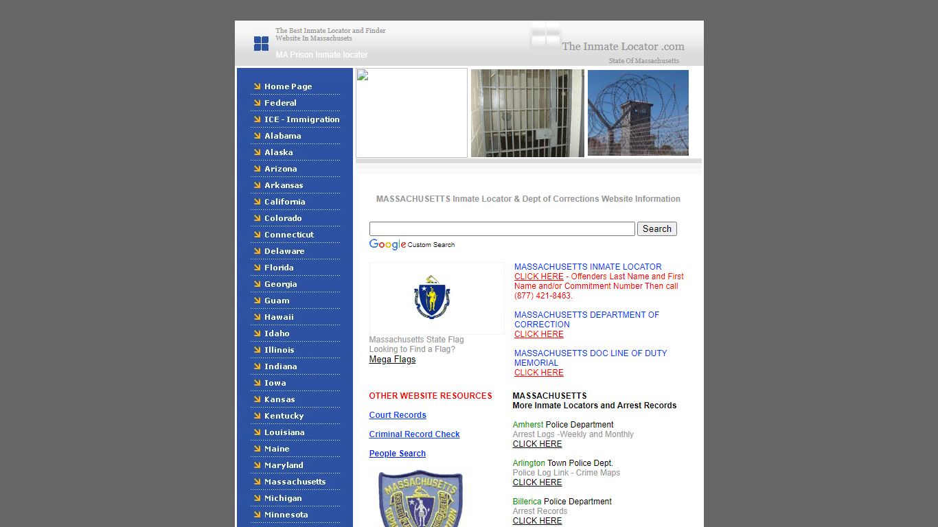 Massachusetts Inmate Locator & Massachusetts DOC, find and ...